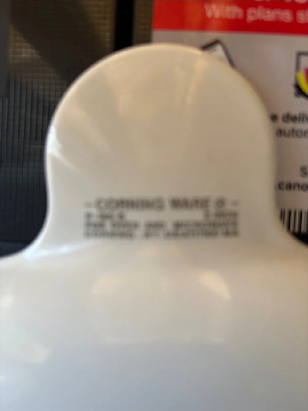 CorningWare Snack it sandwich plate